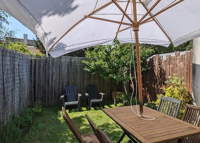 Сasa de vacaciones Maison Hakuna Matata à 500m De L'océan Avec Jardin Angoulins-sur-Mer